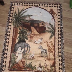 Noah's Ark Tapestry Rug - Multicolor